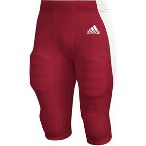 adidas Woven A1 Stock Men's Football Pants Red White Size Med GG7411 NWT $90